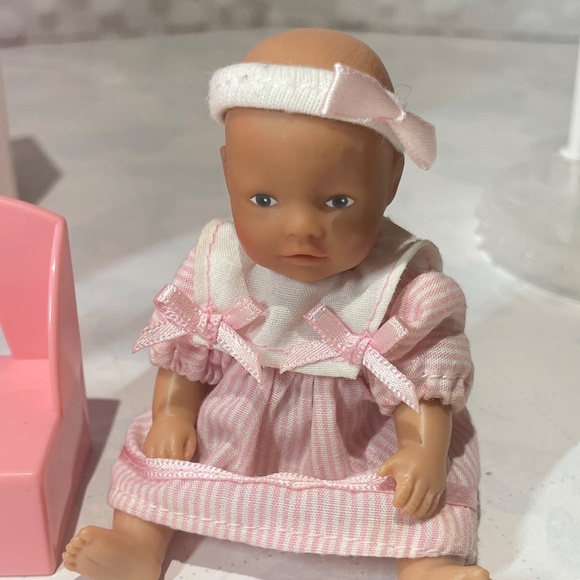 🎁2 for $15- Baby 🍼Born miniworld with Corolle carrying case - Picture 5 of 9